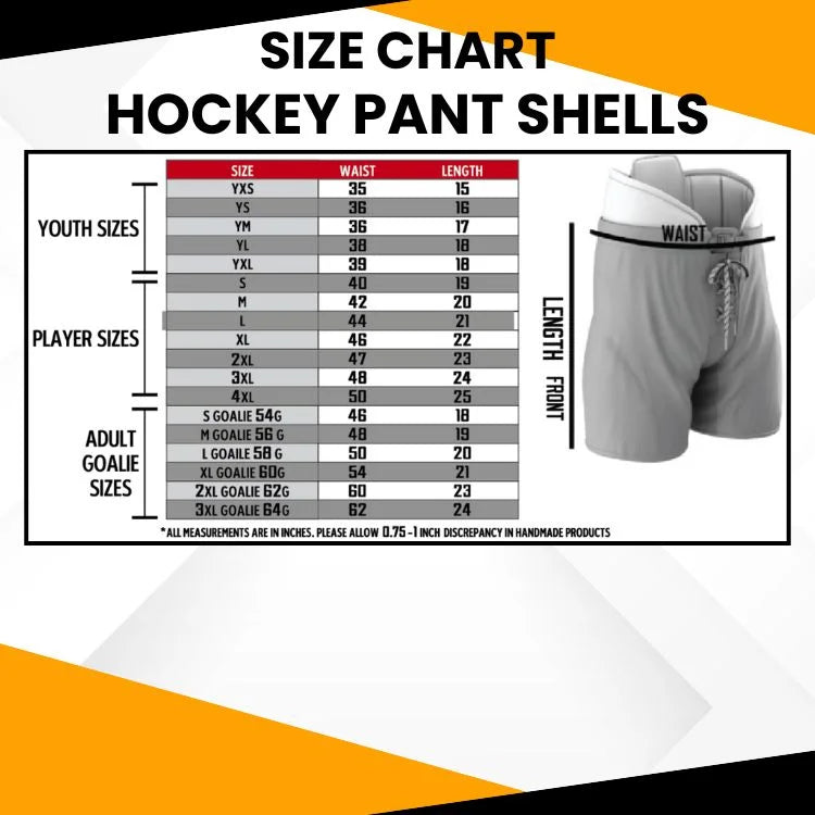 Custom Hockey Pant Shells