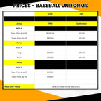 Custom Baseball Jersey